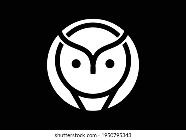 Owl Logo Design and icon concept. Logo available in vector.