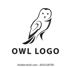 owl logo design icon ,template