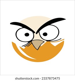 Owl logo design with modern