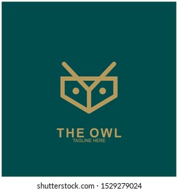 Owl logo design with modern concept. Vector icon owl logo