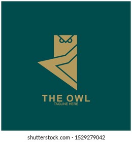 Owl logo design with modern concept. Vector icon owl logo