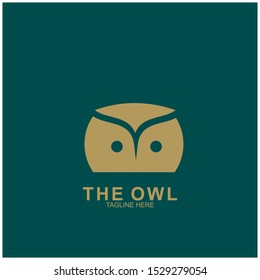 Owl logo design with modern concept. Vector icon owl logo