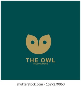 Owl logo design with modern concept. Vector icon owl logo