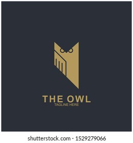 Owl logo design with modern concept. Vector icon owl logo