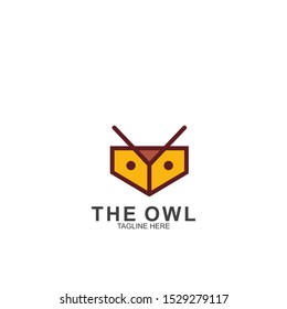 Owl logo design with modern concept. Vector icon owl logo
