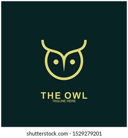 Owl logo design with modern concept. Vector icon owl logo