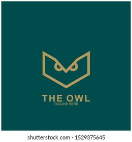 Owl logo design with modern concept. Vector icon owl logo