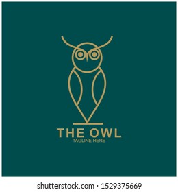 Owl logo design with modern concept. Vector icon owl logo