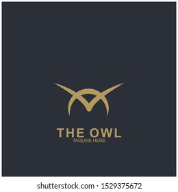 Owl logo design with modern concept. Vector icon owl logo