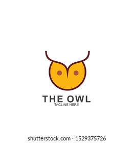 Owl logo design with modern concept. Vector icon owl logo