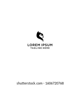Owl logo design, night hunter logo, bird logo.