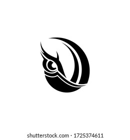 Owl logo logo design template.
black owl logo design / black owl graphic design