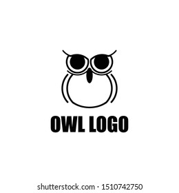 Owl Logo Design Template Minimalist Style Stock Vector (royalty Free 