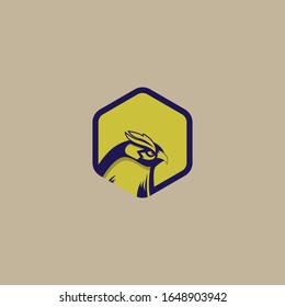 Owl logo design template - vector illustration. Emblem design