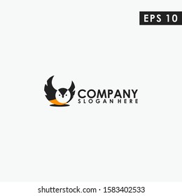 Owl Logo Design Vector Template. Modern Design. Vector Illustration