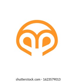 owl logo design vector template