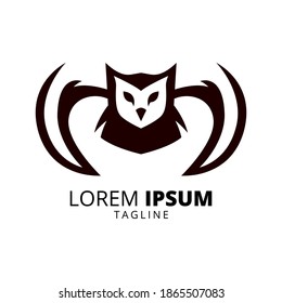 Owl logo design vector template. Owl logo design vector.