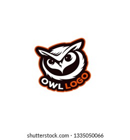 owl logo designs concept, night hunter logo designs template
