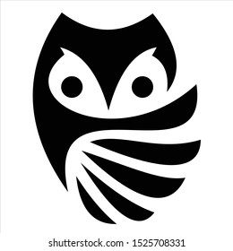 Owl Logo designs wing creative Modern Design