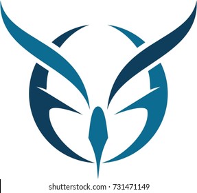 Owl Logo Drawing Design Art