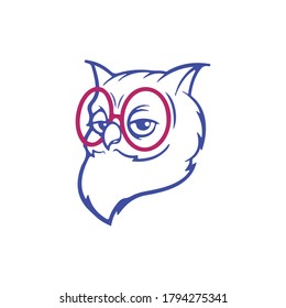 Owl logo and icon concept. Logo available in vector.
