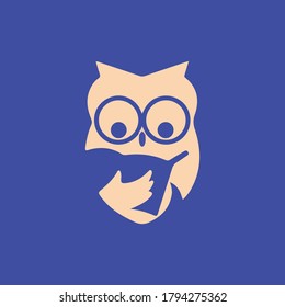 Owl logo and icon concept. Logo available in vector.