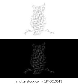 Owl logo and icon concept. The logo is available in a vector line style.