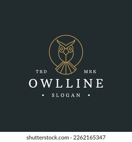 Owl logo and icon concept. The logo is available in vector. 