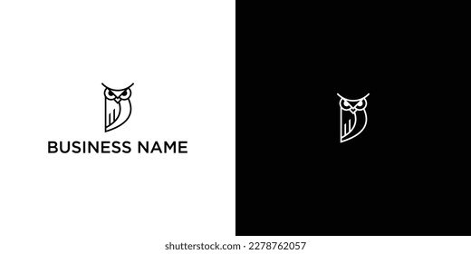 Owl logo and icon concept. Logo available in vector.