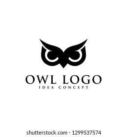 Owl Logo, Owl icon, design concept