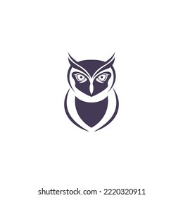 Owl logo icon design illustration vector