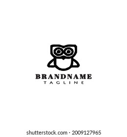 Eule-Logo-Design-Vorlage Moderne Vektorgrafik
