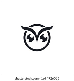 ilustración vectorial de diseño de icono de owl