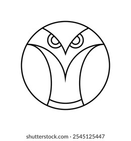 owl logo icon illustration design