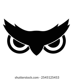 owl logo icon illustration design