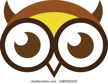 Owl Logo icon shield wing creative Modern mascot Design logo