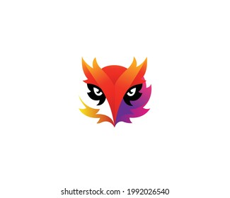 Owl Logo icon shield wing creative modern design