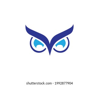 Owl Logo icon shield wing creative modern design