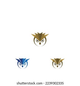 Owl Logo icon shield wing creative Modern Design