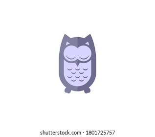 Owl logo icon vector bird 