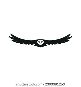 ilustración vectorial del icono del logotipo de owl