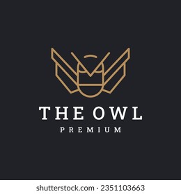 Icono de logotipo de búho creativo Diseño moderno