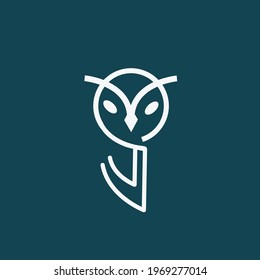 owl logo icon for your business