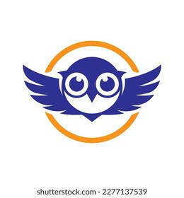 Owl logo images illustration design