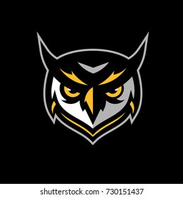 Owl Logo Mascot Illustration Stock Vector (Royalty Free) 730151425 ...