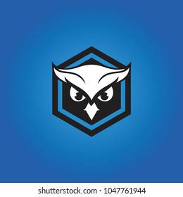 owl logo mascot vector