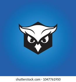 owl logo mascot vector
