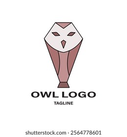 Owl Logo Minimal outline logo Illustration for business or personal use