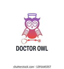 The owl logo is a nursing hat, book, or stethoscope