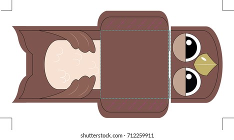 Owl logo for packaging and business